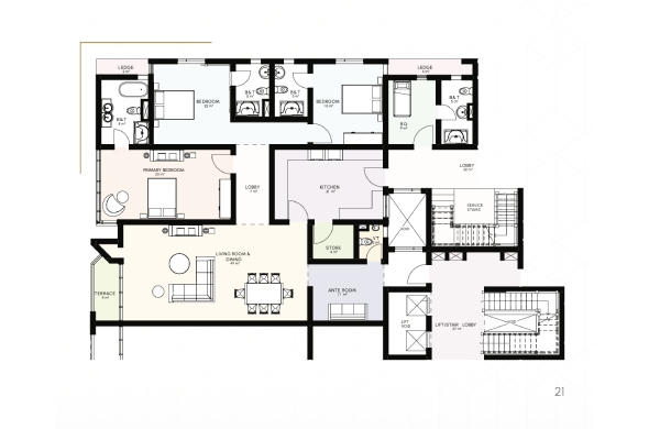 Legacy Condos — Three Bedroom Apartments