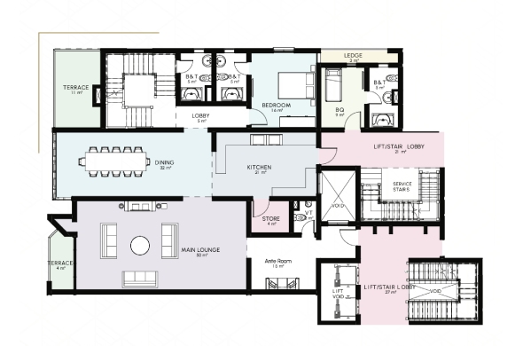 Legacy Condos — Four Bedroom Maisonettes